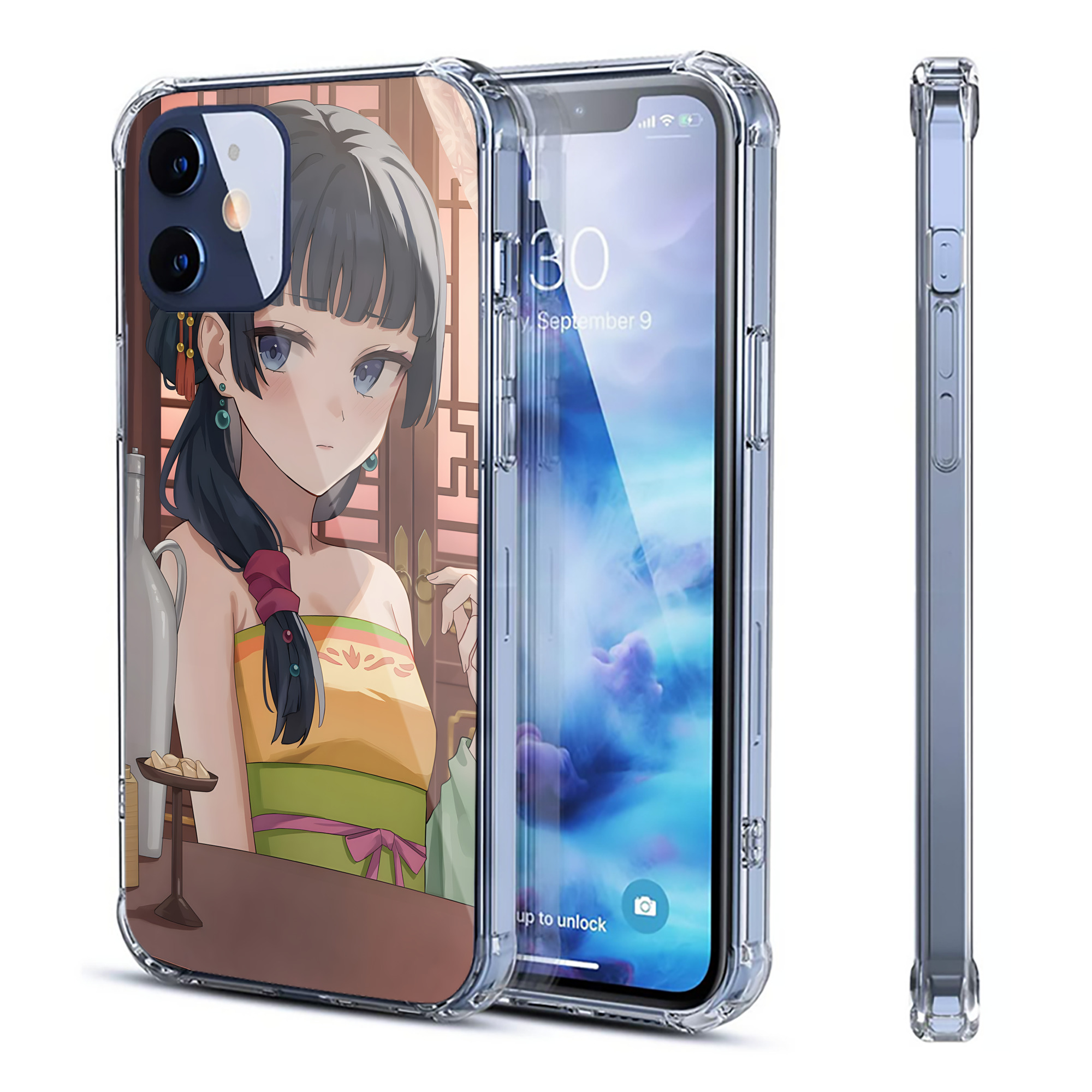 （画像用） 薬屋のひとりごと The Apothecary Diaries 【iPhone 12シリーズ対応】透明スマホケース（クリアソフトケース）